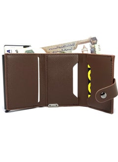 Classic Milano Classic Milano Faux Leather RFID Blocking Pop Up Wallet for Men and Women - Automatic Card Holder Wallet with Pop-up Design - Secure, Compact Credit Card Holder for Men - Stylish Wallet for Men & Women’s RFID Card Wallet  - Image 3