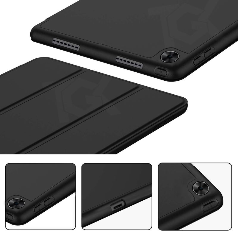 TGK Trifold Flip Case Cover for realme Pad 10.4 inch Black Smart Flexible with Pencil Holder - Image 4