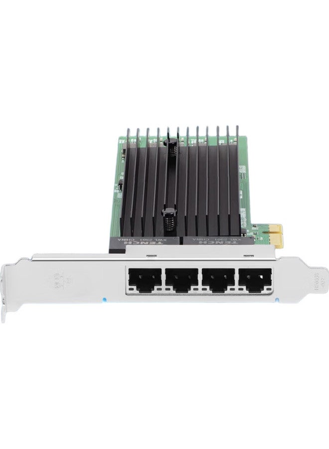Flybish Na576-t4 Pcie X1 Gigabit Quad Port Network Card With 4 Rj45 Ports E1g44et Desktop Built-in Wired Network Card Intel 82576 Chip - Image 2