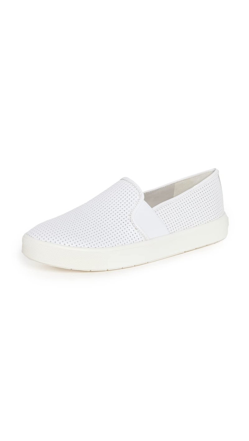 Vince Women's Blair Slip On Sneakers, White, 9 Medium US - Image 1