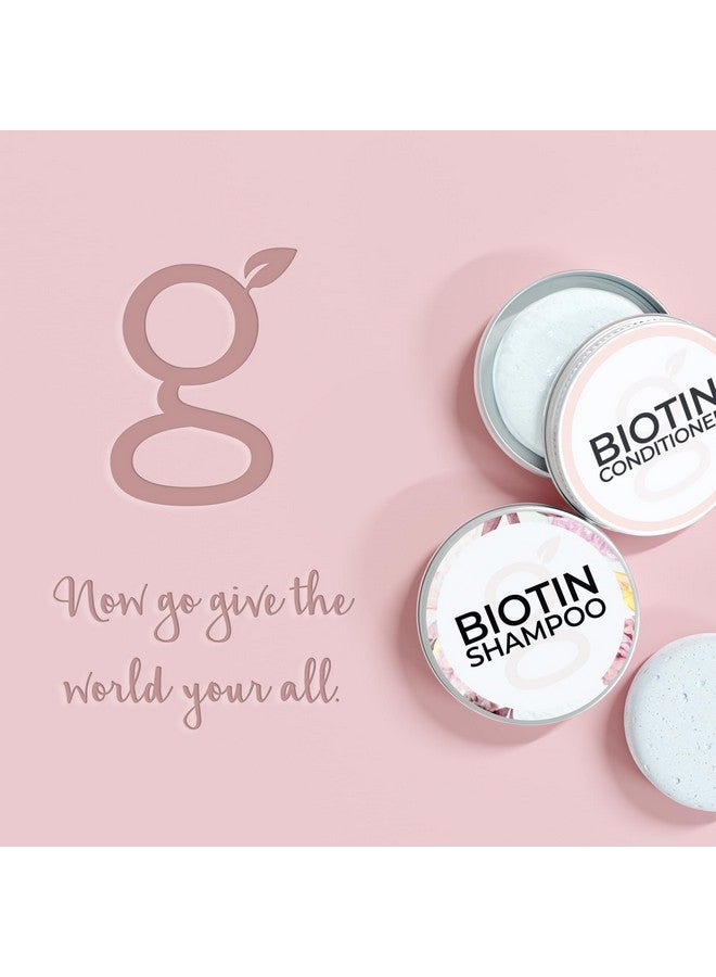 جودموود شامبو وبلسم البيوتين، ألواح شامبو صلبة، شامبو وبلسم للشعر، مجموعة شامبو وبلسم، ألواح شامبو وبلسم لنمو الشعر، لتخفيف تساقط الشعر - Image 5