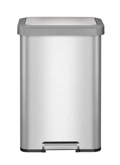 EKO COZY SERIES | Brushed Stainless Steel Finish | Soft-Closing | Fingerprint-Resistant | Step Trash Bin | Versatile For Homes & Communal Areas | 45L  - Image 1