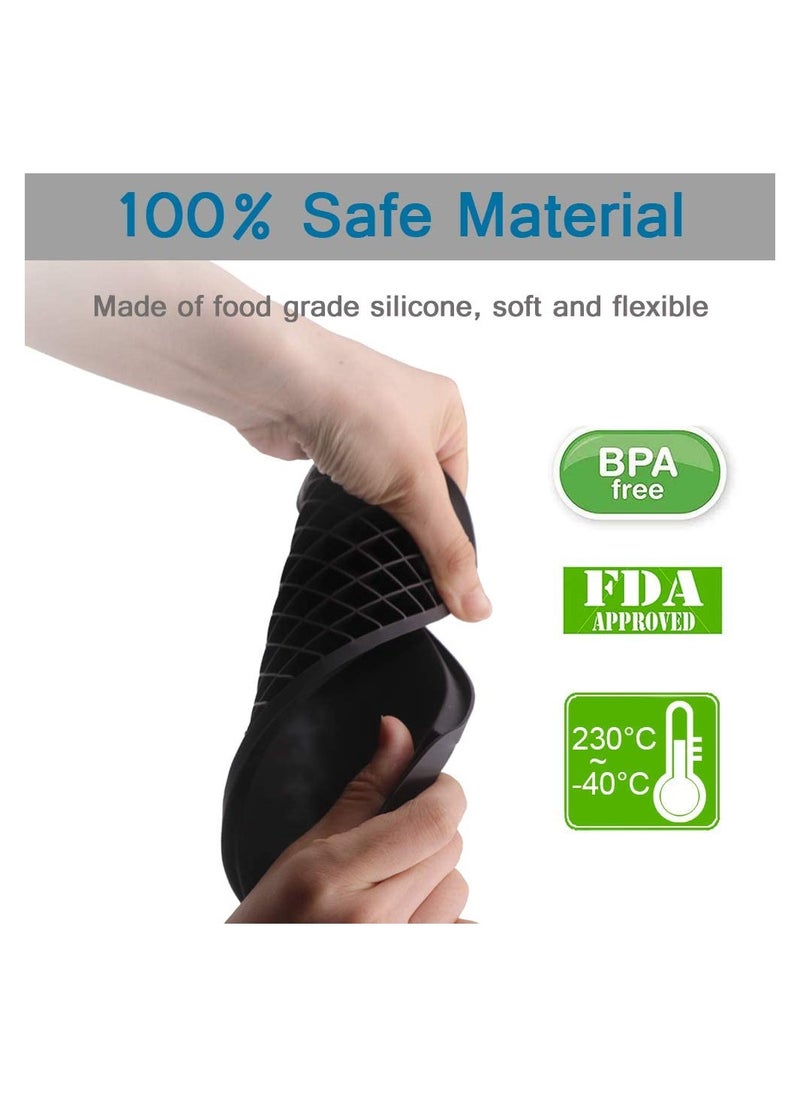Cool Baby COOLBABY mini ice cube trays 3 pack, 160 crushed ice cube molds, easy release small ice cube for chilling whiskey cocktail.  - Image 2