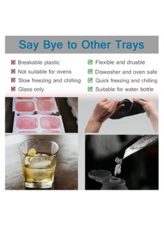 Cool Baby COOLBABY mini ice cube trays 3 pack, 160 crushed ice cube molds, easy release small ice cube for chilling whiskey cocktail.  - Image 4