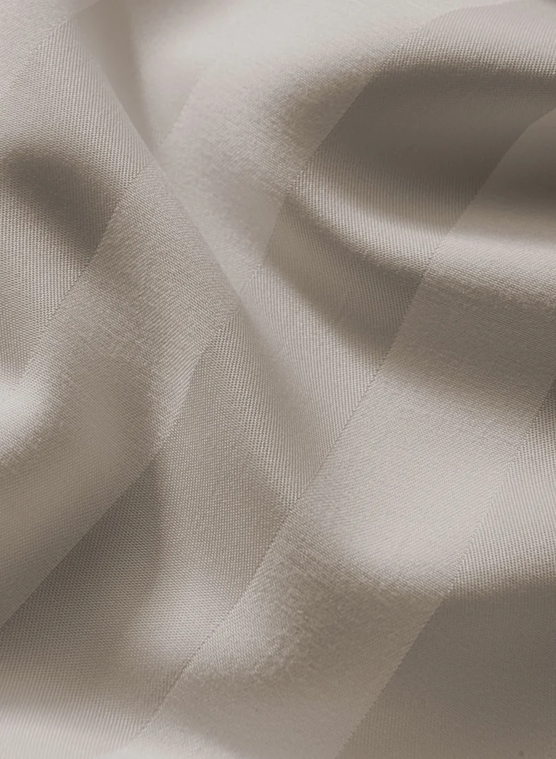 Master Home Textile Microfiber Hotel Duvet Cover Sets, Fits 200 cm x 200 cm Size Bed,  6 Pcs King Size, Hotel Stripe Pattern