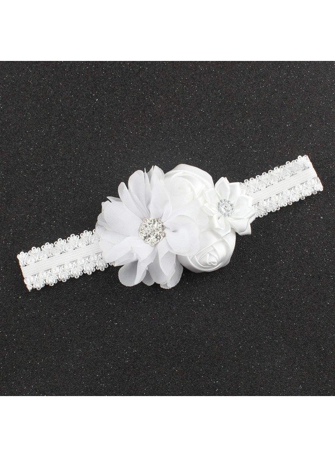 MauSong Christening Headbands Baptism Headbands With Bows - Image 4