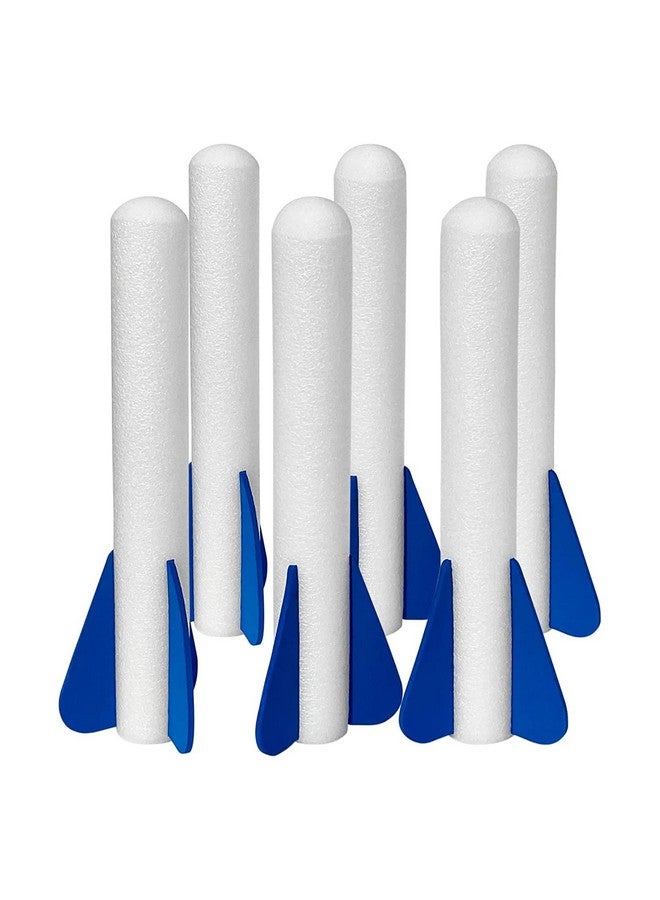 Botabee Glow-in-The-Dark Foam Rocket Refill Set - 6-Pack Foam Missiles for Kids’ Launchers - Universal Fit for Stomp Rocket Launchers, Exciting Outdoor Adventure - Ideal Gift for Toddlers - Image 1