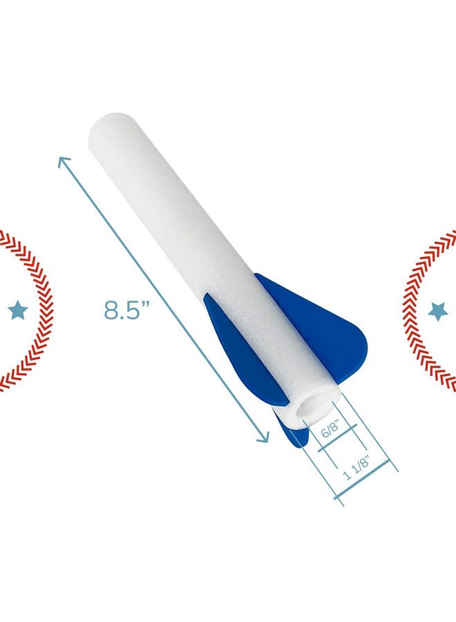 Botabee Glow-in-The-Dark Foam Rocket Refill Set - 6-Pack Foam Missiles for Kids’ Launchers - Universal Fit for Stomp Rocket Launchers, Exciting Outdoor Adventure - Ideal Gift for Toddlers - Image 4