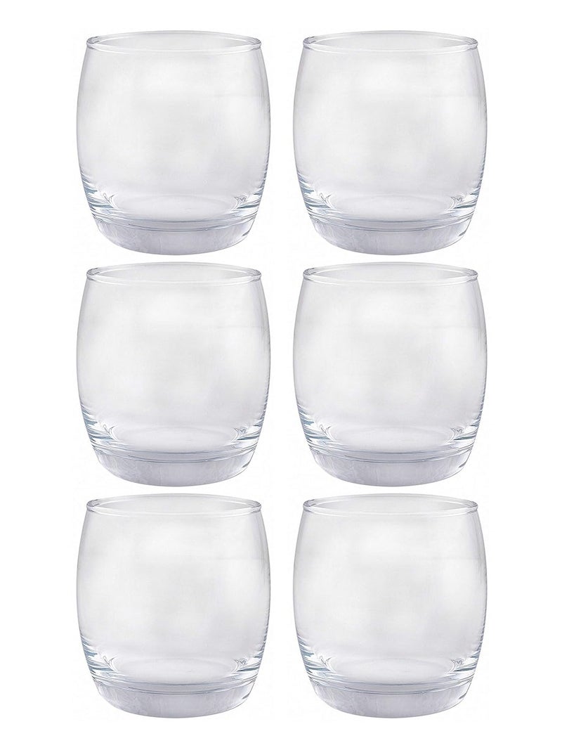 Goodhomes Glass Water and Juice Glasses Set of 6 Clear 310ml ES1132 - Image 4