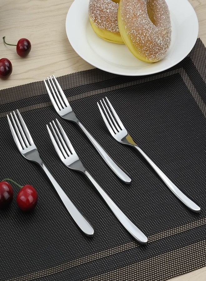 Kekow 12-Piece Dessert Forks, Stainless Steel, 7-INCH - Image 4