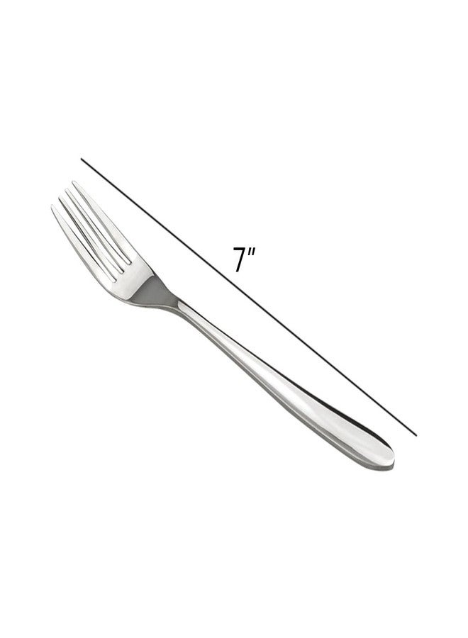 Kekow 12-Piece Dessert Forks, Stainless Steel, 7-INCH - Image 3