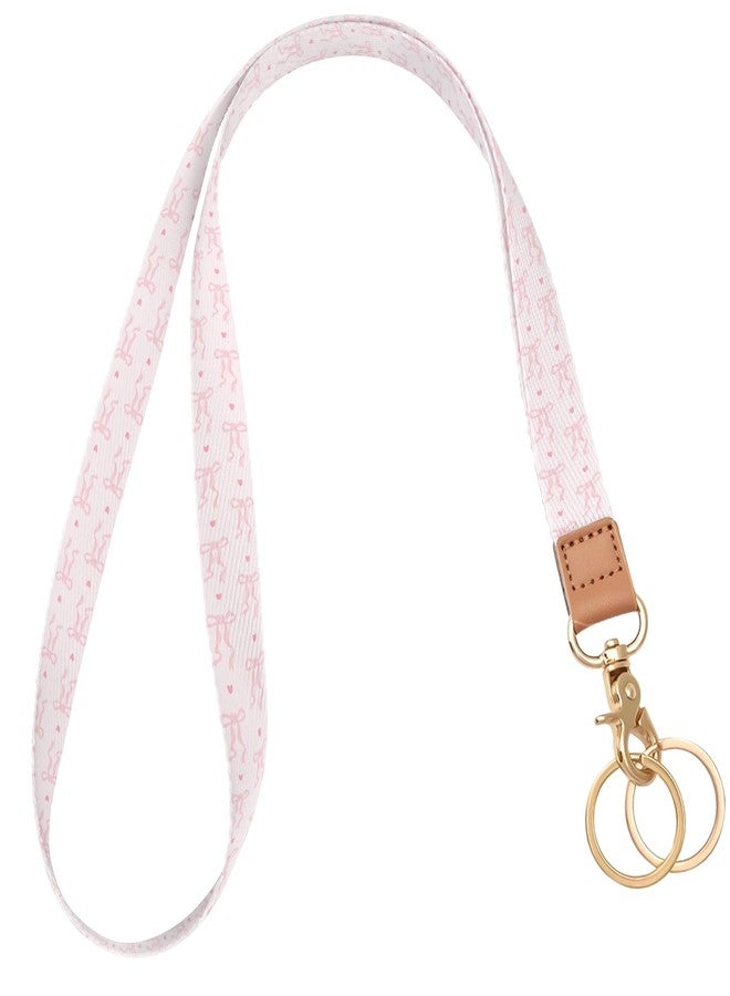 Knagsfa CQ0179, Pink Love Bow, L 18" - Image 1