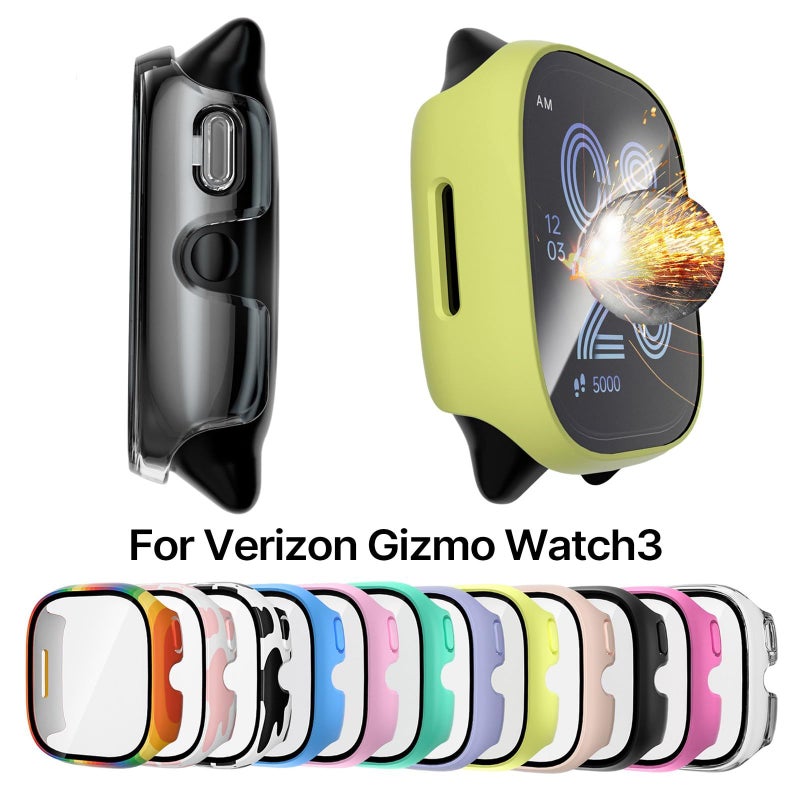 Screen Protector Case Cover Compatible With Smartwatch 3 Clear Full Edges Coverage Shock Resistant Scratch Proof Easy Installation Bumper Shell - Image 3