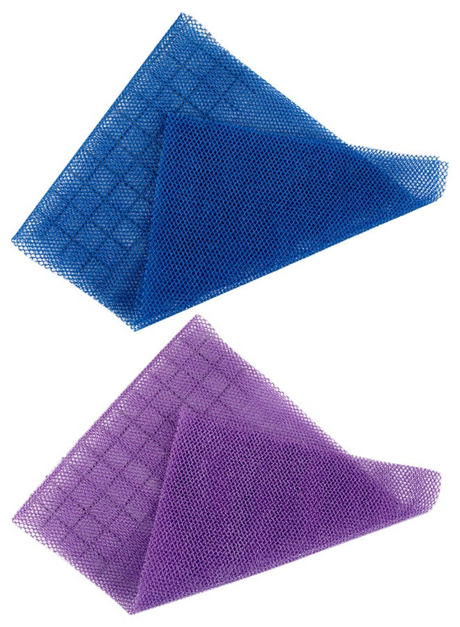 2-Piece African Net Bath Sponge - Image 1