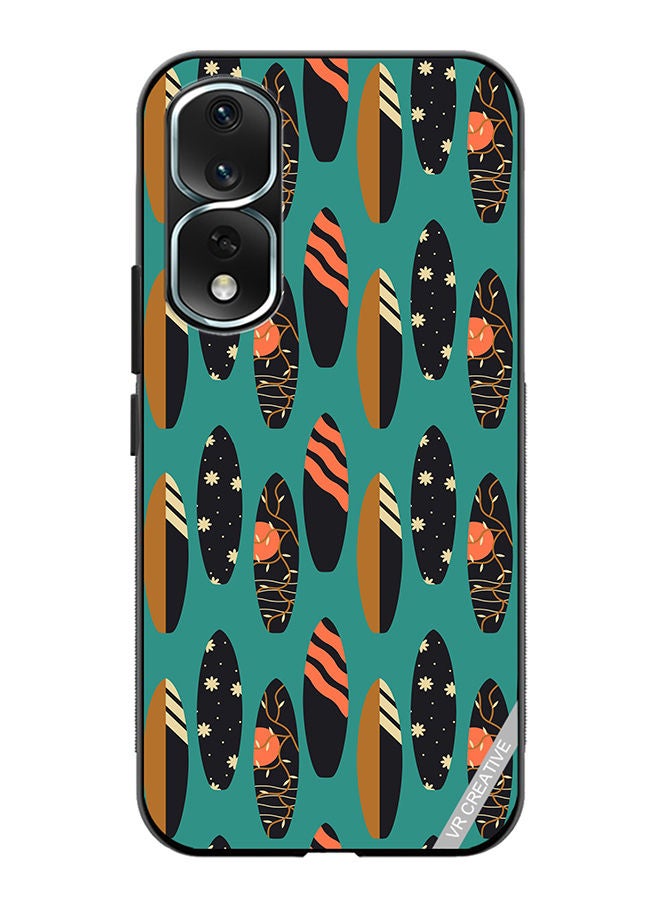 VR CREATIVE Protective Case Cover For Honor 80 Pro Pattern With Surfboards Design Multicolour - Image 1