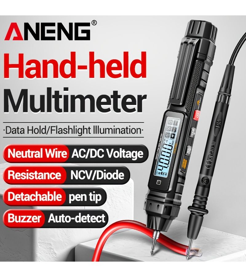 ANENG A3005 قلم رقمي متعدد القياسات 4000 عدد اختبار جهد التيار المتردد والمستمر NCV - Image 1