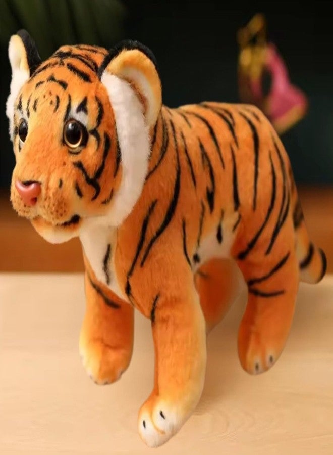 تيكلز لعبة حيوان محشو ناعم على شكل نمر سيبيري من تيكلز، هدية عيد ميلاد للأطفال من الأولاد والبنات (اللون: أصفر وأسود، الحجم: 40 سم) - Image 2