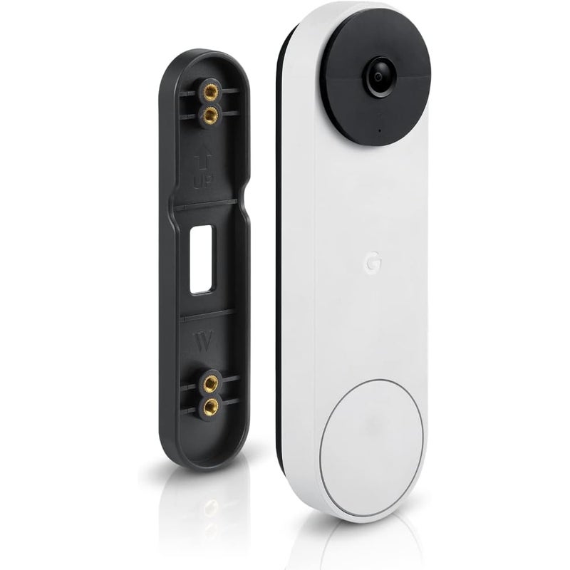 Wasserstein No-Drill Mount Compatible with Google Nest Doorbell (Battery) - Avoid Drilling and Protect Your Walls - Image 1