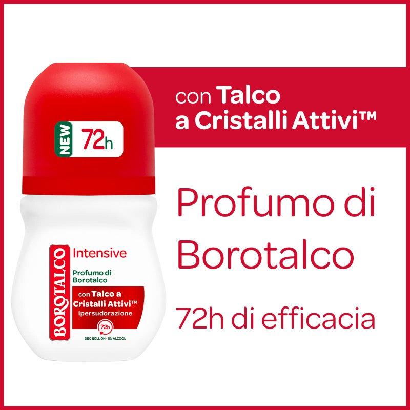 Borotalco: Deo Roll On"intensive microtalc" 50 ml (1.69 fl.oz) - Image 2