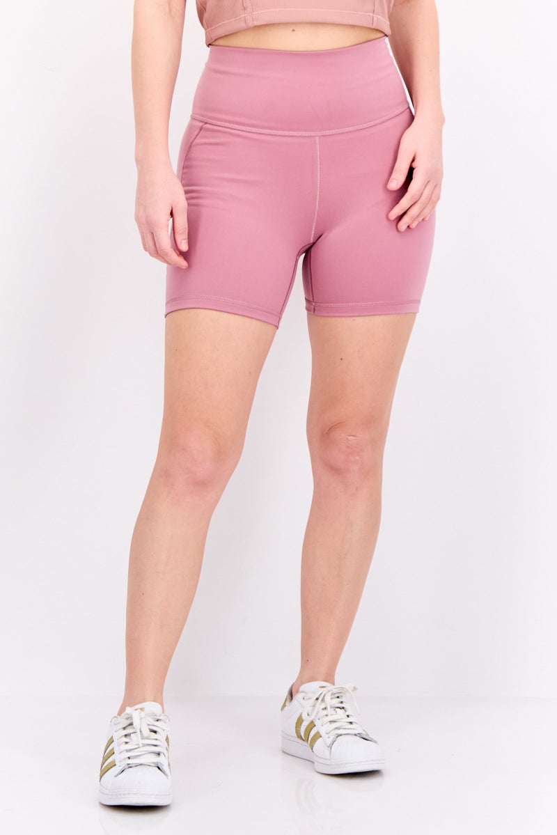 Adidas Women Sportswear Fit Training Shorts, Mauve - Image 1