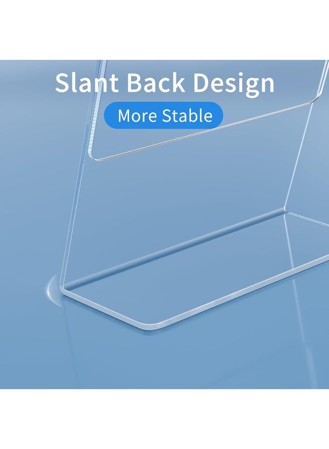 TPGP A4 Acrylic Sign Holder: 6 Pack Clear L-Shape Menu Display Stand For Poster - Restaurant Office Shop - Image 4