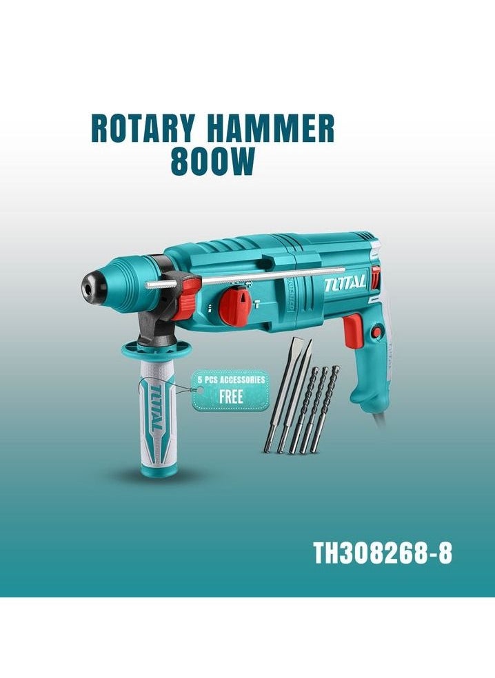 TOTAL T0TAL TH308268-8 Industrial Power Rotary Hammer Drilling machine 800W  - Image 1