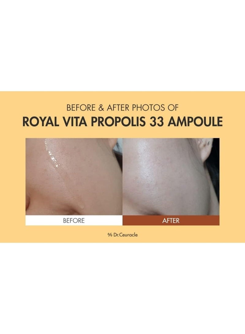 Dr. Ceuracle Dr.Ceuracle Honey Nourishing EssenceㅣRoyal Vita Propolis 33 AmpouleㅣKorean Skin Care Contains Royal Jelly Extract, PanthenolㅣEffective Vitamin Serum strengthen the skin Moisturizing, Soothing - Image 3