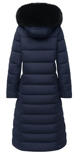MOERDENG Women's Waterproof Long Winter Coat Thickened Down Alternative Jacket Warm Puffer Jacket Parka - Image 3