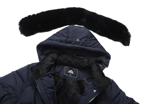 MOERDENG Women's Waterproof Long Winter Coat Thickened Down Alternative Jacket Warm Puffer Jacket Parka - Image 2