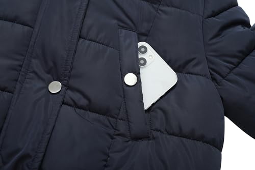 MOERDENG Women's Waterproof Long Winter Coat Thickened Down Alternative Jacket Warm Puffer Jacket Parka - Image 5