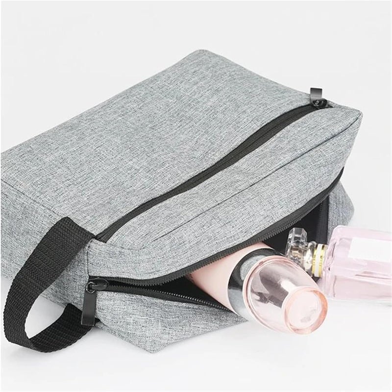 Makeup Bag Travel Mens Toiletry Bag Women Cosmetic Necessaire Case Ladies Makeup Beauty Wash Pouch Handbag Organizer for Storing Cosmetics(A-Blue) - Image 5