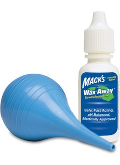 Mack's Wax Away Ear Wax Removal System - 0.5 Fl Oz Ear Drops With Ear Syringe  - Image 2