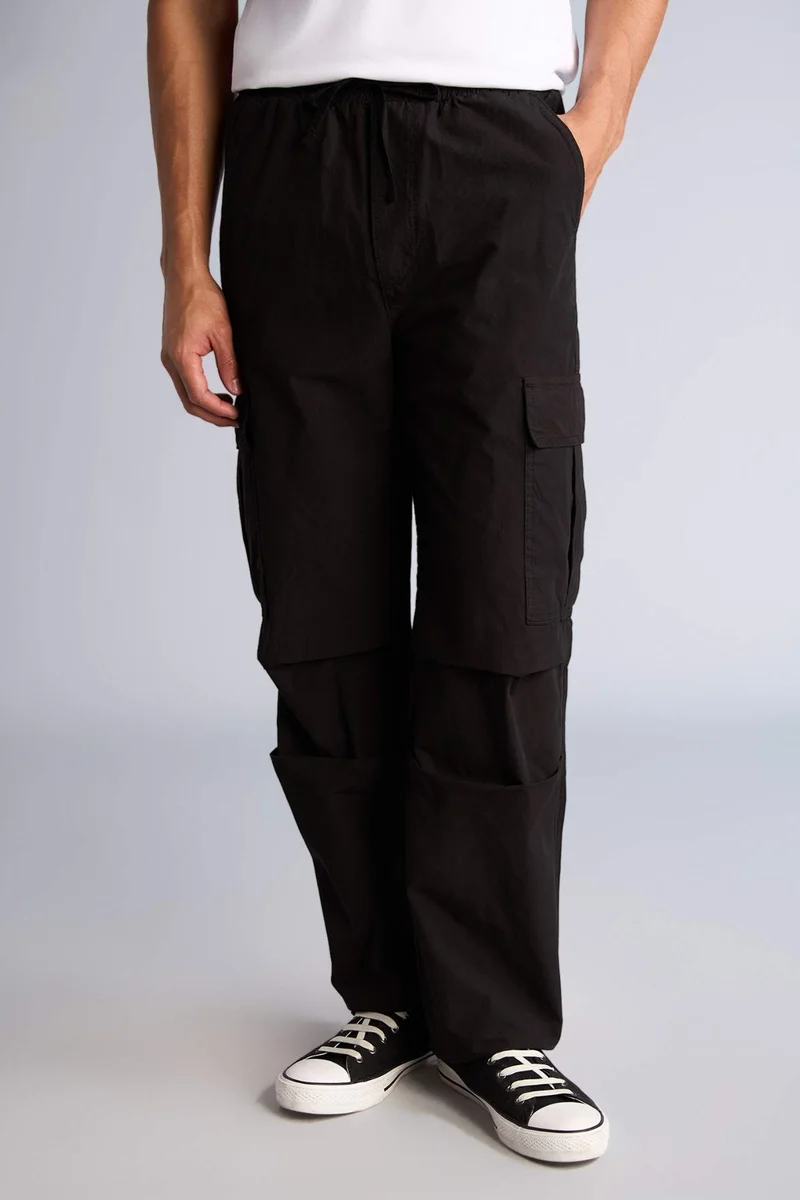 Defacto  Baggy Cargo Pocket Trousers for Men | Best Price UAE