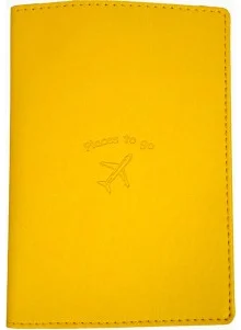 سميرنا Mira Passport Cover Passport Holder Yellow