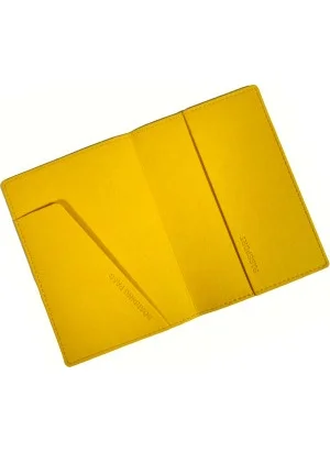 سميرنا Mira Passport Cover Passport Holder Yellow