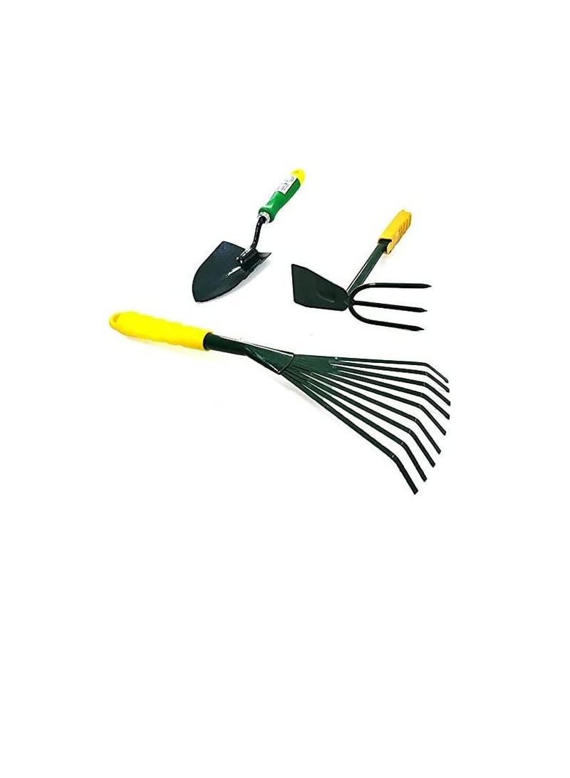 3 Piece Set Mini Gardening Hand Tools, Set of 3 Piece Heavy Duty - Image 1