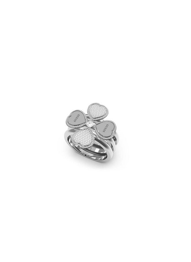 GUESS - Multi Hearts White Ring - Image 1