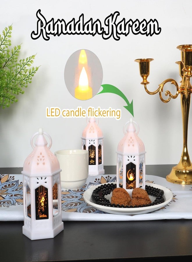LLQ فوانيس رمضان الصغيرة من LLQ (12 قطعة - 5 بوصات) - فوانيس مغربية صغيرة للزينة، زينة عيد مبارك للمنزل، هدايا رمضان للعائلة، قطعة مركزية للطاولة - Image 2