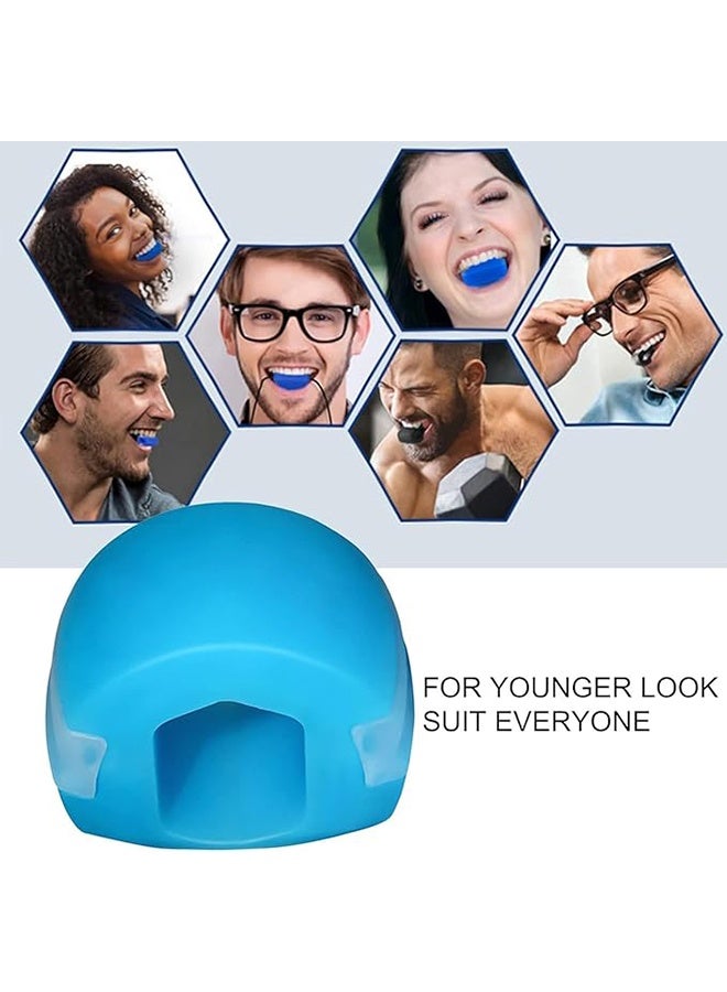 هافن Jawline Exerciser Jawline Exerciser Jawline, and Neck Exerciser -Define Your Jawline, Slim and قل وجهك, Look Younger and Healthier -يساعد على تقليل الإجهاد والشوق إلى ممارسة Jawline Exerciser أداة Men & Women-2PCS. - Image 4