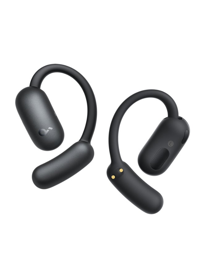 Soundcore AeroFit 2 by Anker, Open-Ear Headphones, Adjustable Ear Hooks, Snug Fit, Rich Bass, Hi-Res Wireless Audio, 42H Play, Bluetooth 5.4, Wireless Charging, IP55, AI Clear Calls, Open-Ear Earbuds Black - Image 1