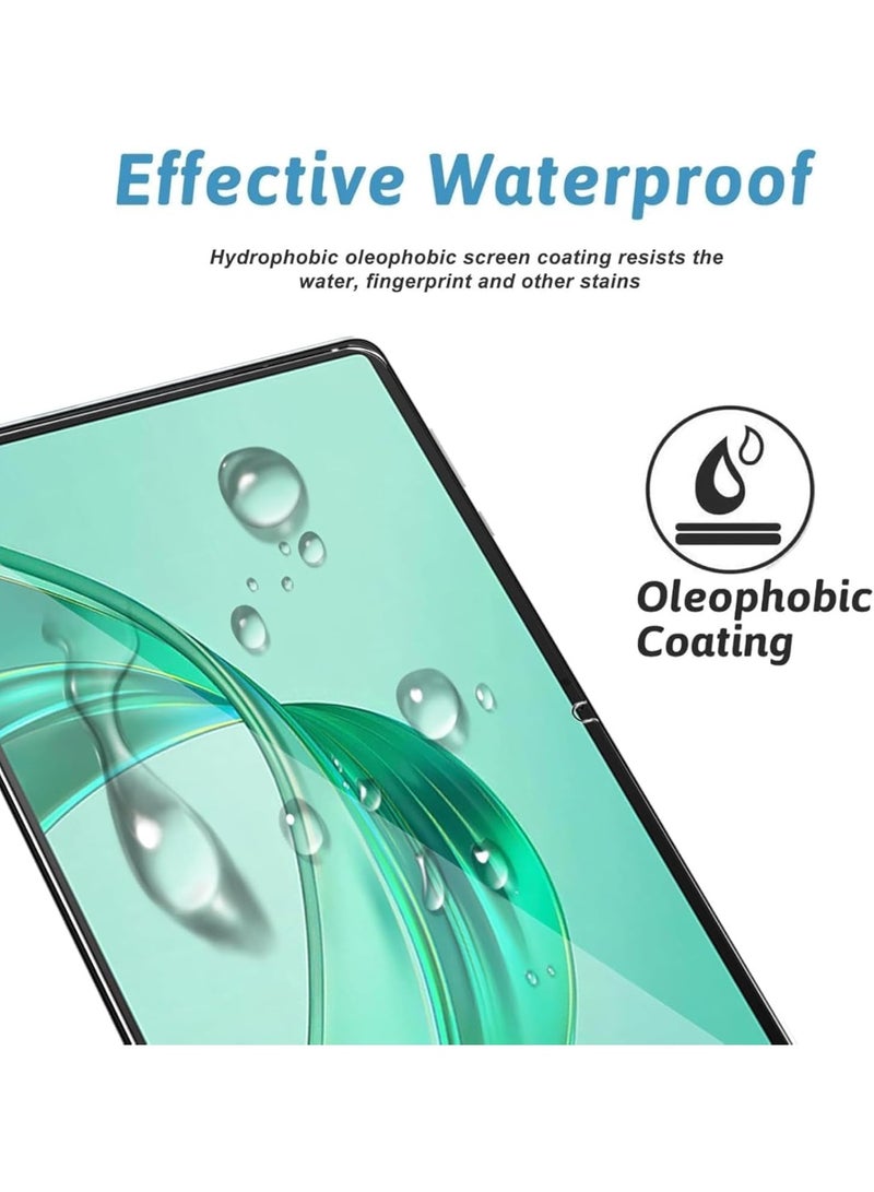 Muzz حماية شاشة لجهاز HONOR Pad X8a، 11 بوصة، زجاج مقسى بصلابة 9H، شفاف HD، مضاد للخدش، حافة 2.5D (Honor Pad X8a 11inch) - Image 5