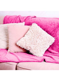 Hotel Linen Klub Single Micro Fleece Flannel Blanket 260 GSM Super Plush and Comfy Throw Blanket Size 150 x 200cm Fuschia Pink  - Image 4