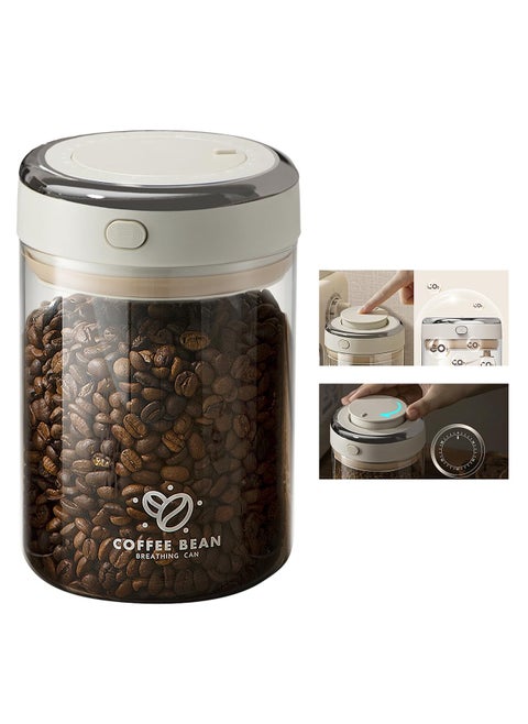 Airtight Coffee Canister Coffee Container with One-Way CO2 Valve and Freshness Tracker, Perfect for Coffee Bean Storage,1100ml Large Capacity