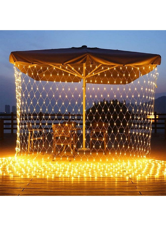 MIRADH أضواء شبكة LED مشرقة من MIRADH - أضواء ديوالي لتزيين المنزل 9.8 قدم × 6.6 قدم 180 LED 8 أوضاع أضواء خرافية لغرفة النوم أضواء ديوالي الزخرفية (MRD-NET-WW-3x2-180) - Image 2