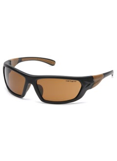 carhartt Pyramex Safety Products CHB218D   Carbondale Safety Glasses  Sandstone Bronze Lens with Black Tan Frame  Sandstone Bronze  - Image 1