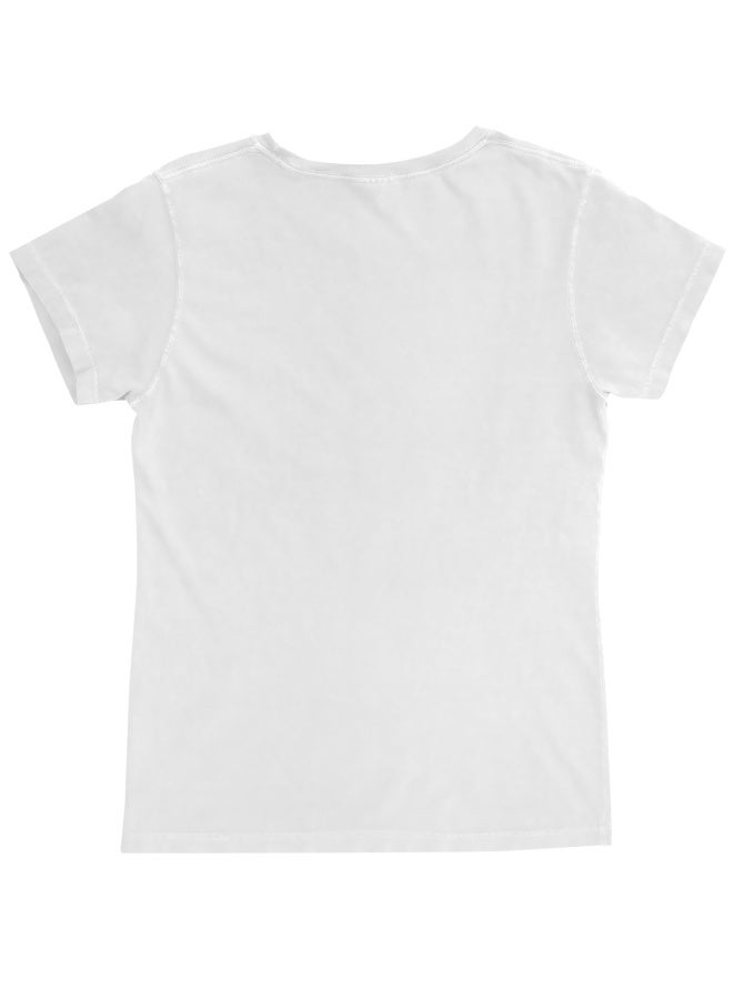 THREADCURRY THREADCURRY Space Balloon Comic Graphic Printed Tshirt for Girls  - Image 2