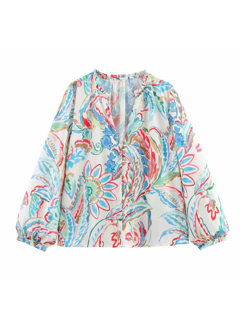 Shougu New Top Long Fashion Loose Casual Shirt  - Image 1