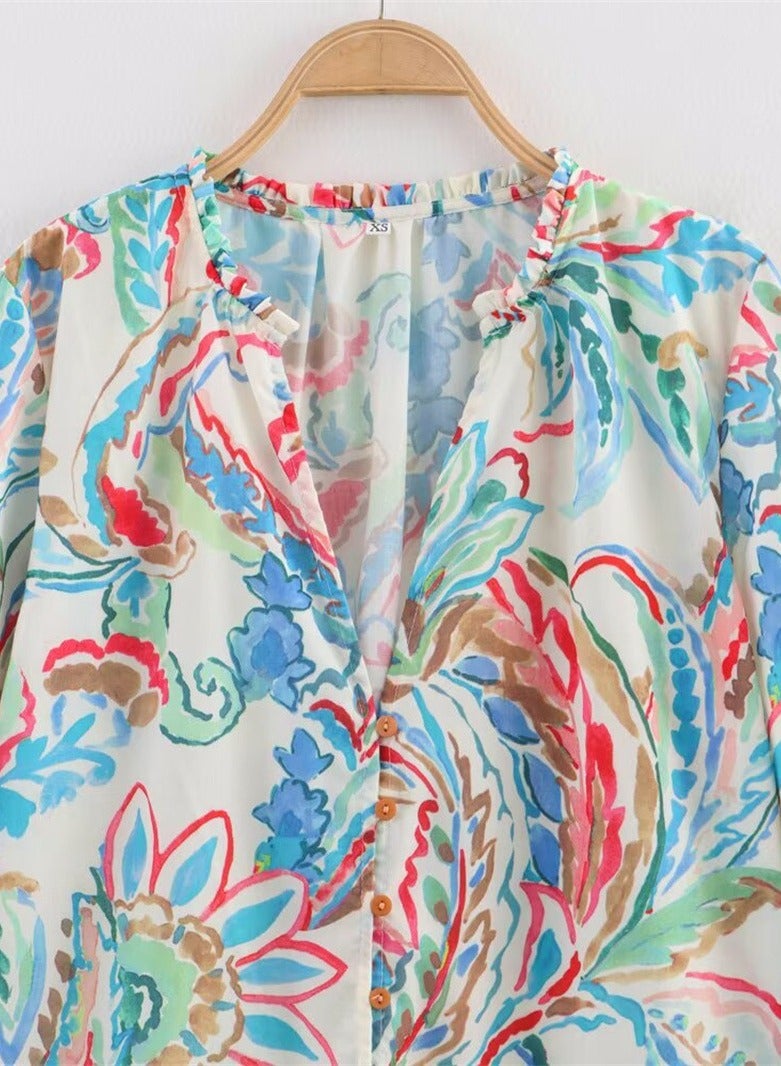 Shougu New Top Long Fashion Loose Casual Shirt  - Image 3