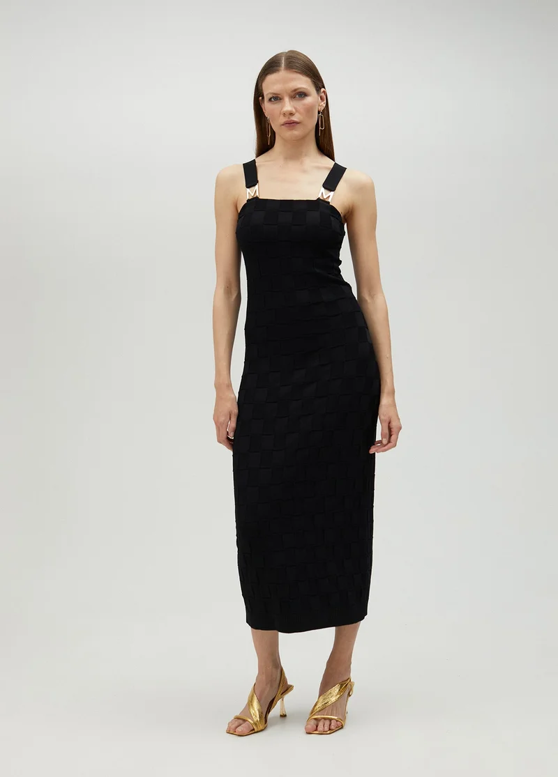 Lola Casademunt Knit dress with M detail on the strap