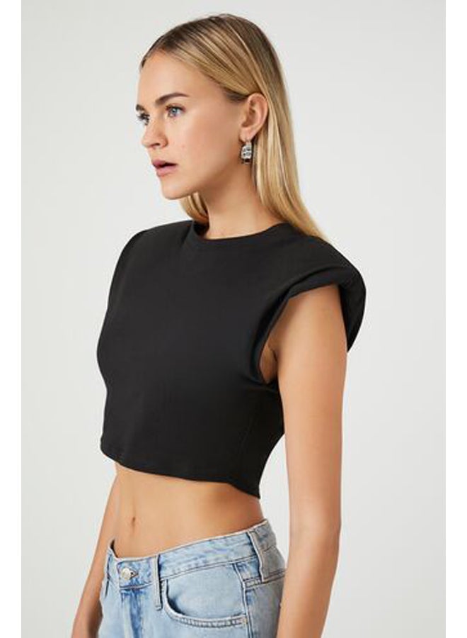 FOREVER 21 تي شيرت مبطن قصير - Image 2